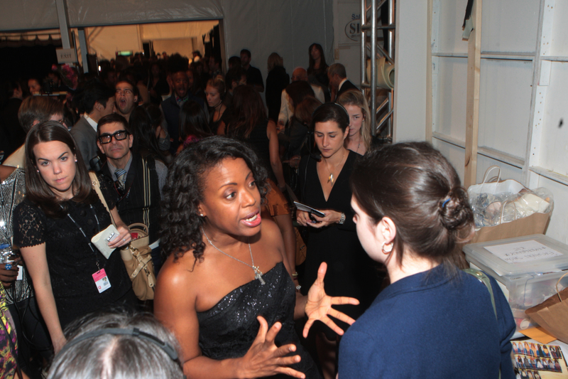 Illustration for article titled GALLERY: Behind the Scenes at Tracy Reese's Show During New York Fashion Week